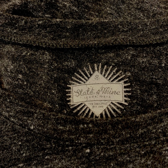 State of Mine T-Shirt AL Alabama home ♥️ Gray Women’s L Large relaxed fit - Picture 3 of 3